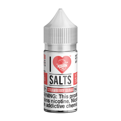 Guava, Strawberry, and Kiwi flavored nicotine salts in 50mg, Strawberry Guava is an I Love Salts Eliquid