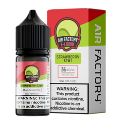 A 30ml vape juice with nicotine salts in 20mg & 40mg, Strawberry Kiwi by Air Factory
