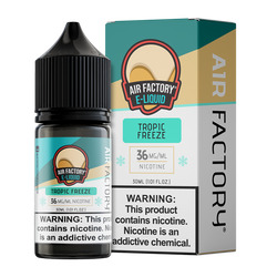 A 30ml vape juice with nicotine salts in 20mg & 40mg, Tropic Freeze by Air Factory