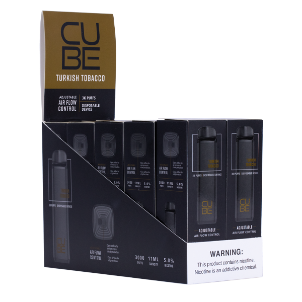 Turkish Tobacco Cube Vape Device Flavor 10-Pack