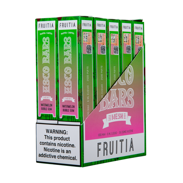 Watermelon Bubble Gum Esco Bar MiOne Brands