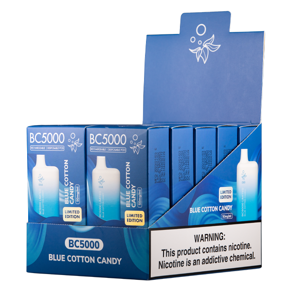 Blue Cotton Candy Elf Bar BC5000 Limited 10pk