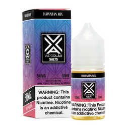 A 30ml vape juice with nicotine in 25mg & 50mg, experience Hawaiian Mix by VaporLax Salts