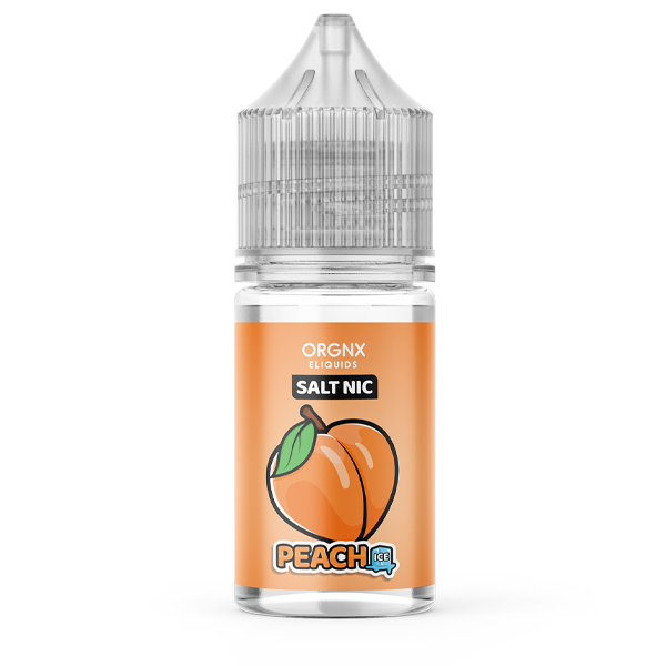 Peach Ice Orgnx Salt Nic Vape Juice