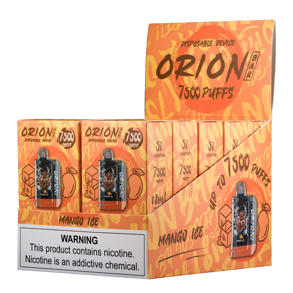 Mango Ice Orion Bar 7500 Vape 10 pack