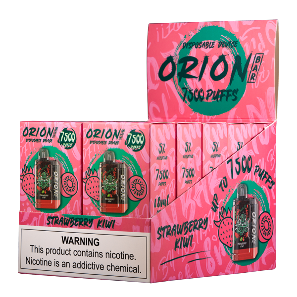 Strawberry Kiwi Orion Bar 7500 Vape 10 Pack