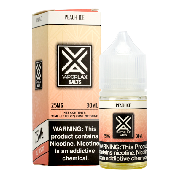 The best peach vape e liquid from VaporLax, blended with premium nicotine salts