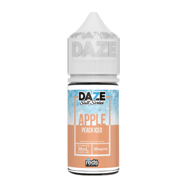 Apple Peach Iced Nic Salt Vape Juice by 7Daze Salt Series