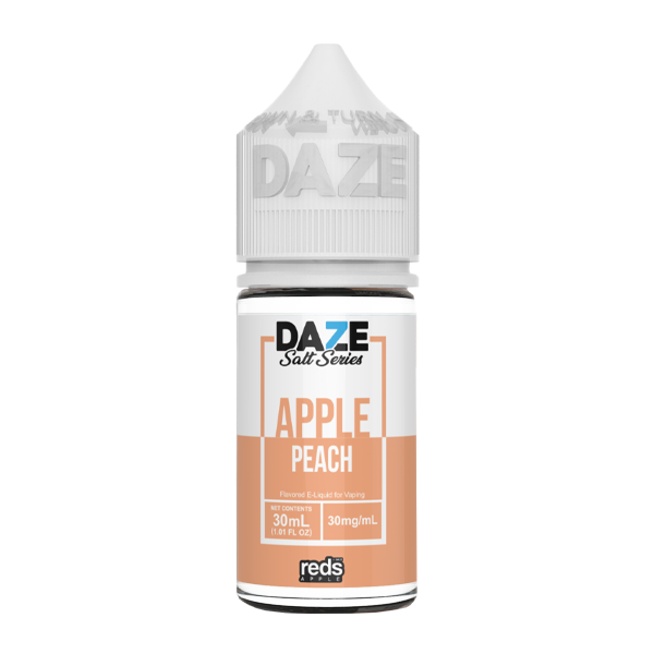 Reds Apple Peach Nic Salt Vape by 7Daze Salts