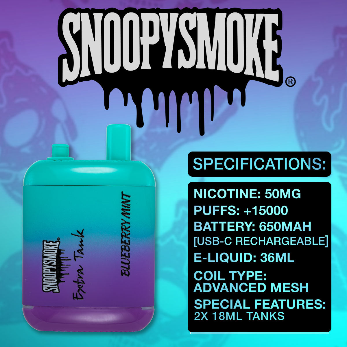 Snoopy Smoke Extra Tank