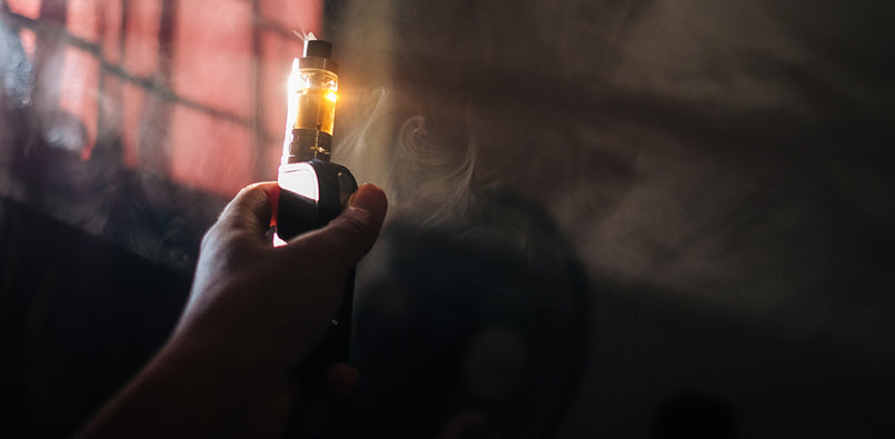 vape tank in sunlight
