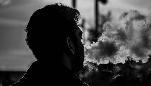 Guy vaping