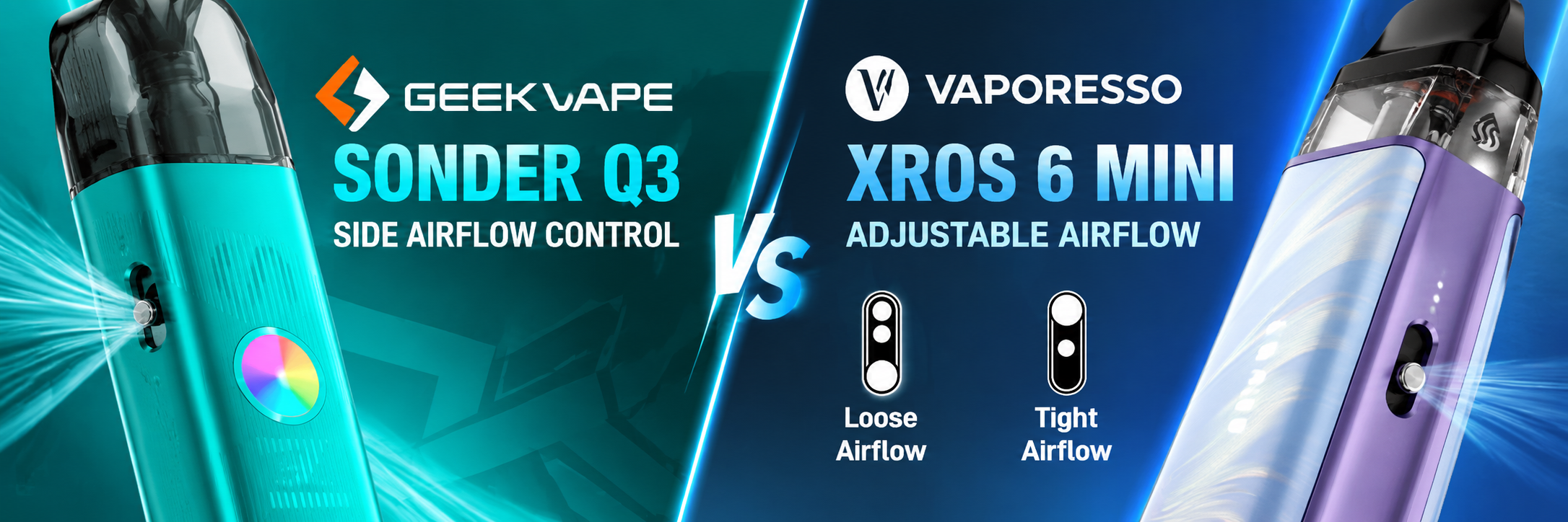 Airflow Sonder Q3 vs XROS 6 Mini