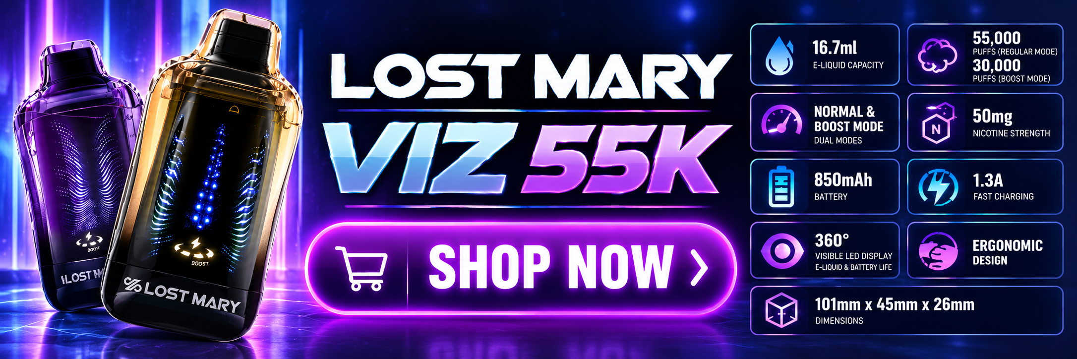 Lost Mary VIZ 55K